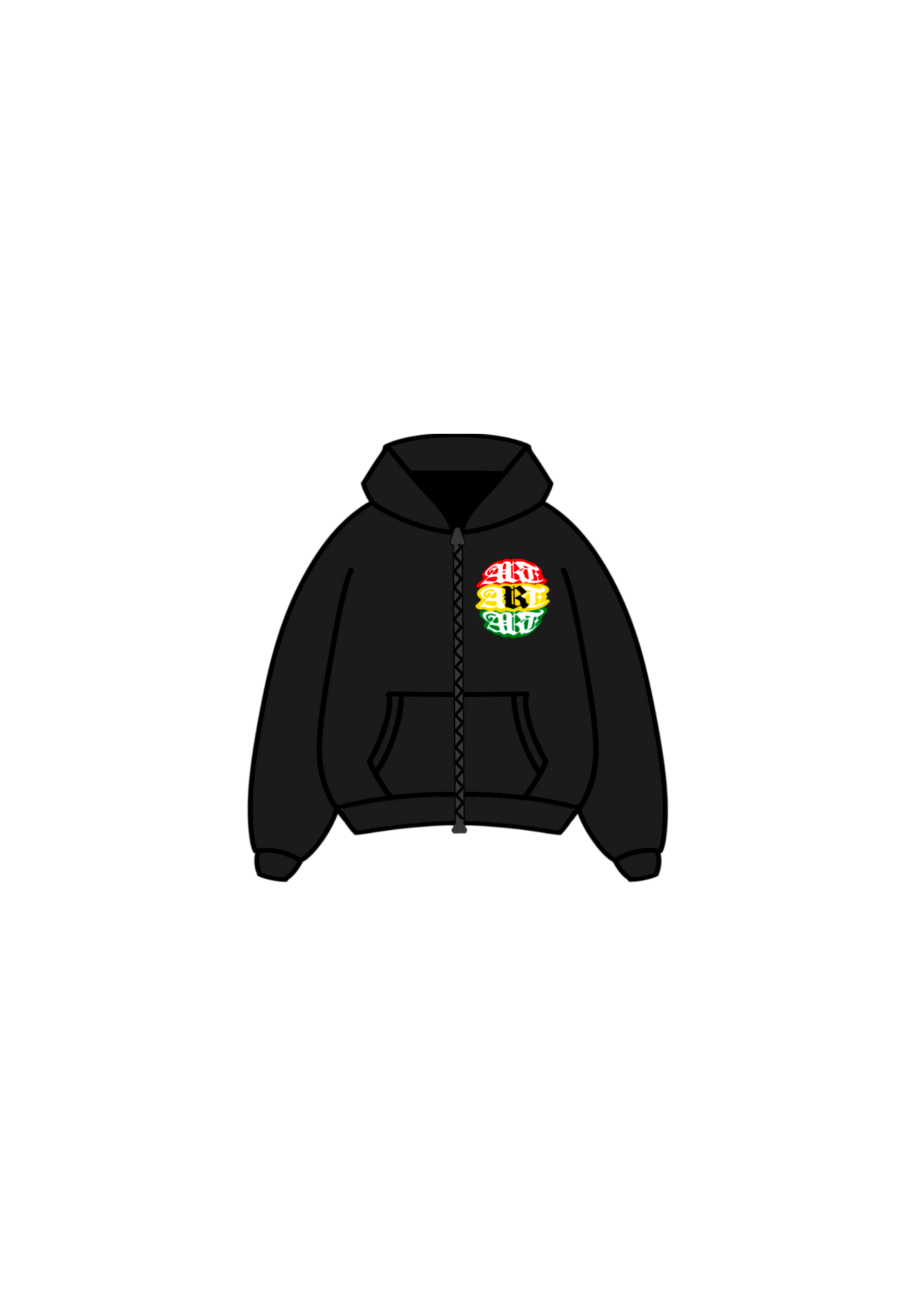 Burnr GH rug zip hoodie