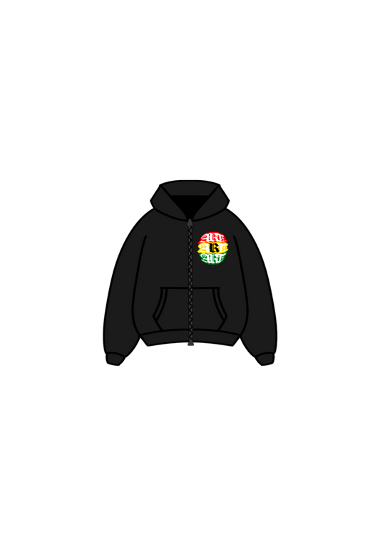 Burnr GH rug zip hoodie